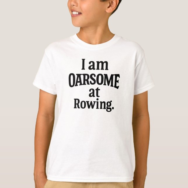 T-shirt Motivation de rame ÉNORME (Devant)