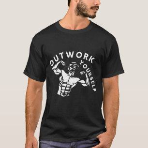 T-shirt Motivation de salle de sport pour se dépasser