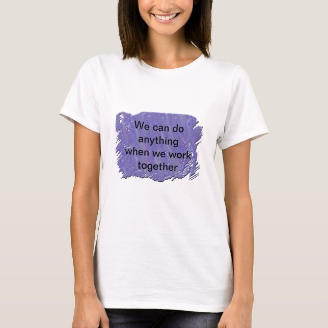 T-shirt Motivation du travail d'équipe Coopération commerc (Devant)