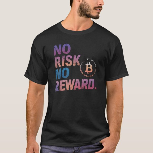 T-shirt Motivation Financière Dire, Pas De Risque Pas De R (Devant)