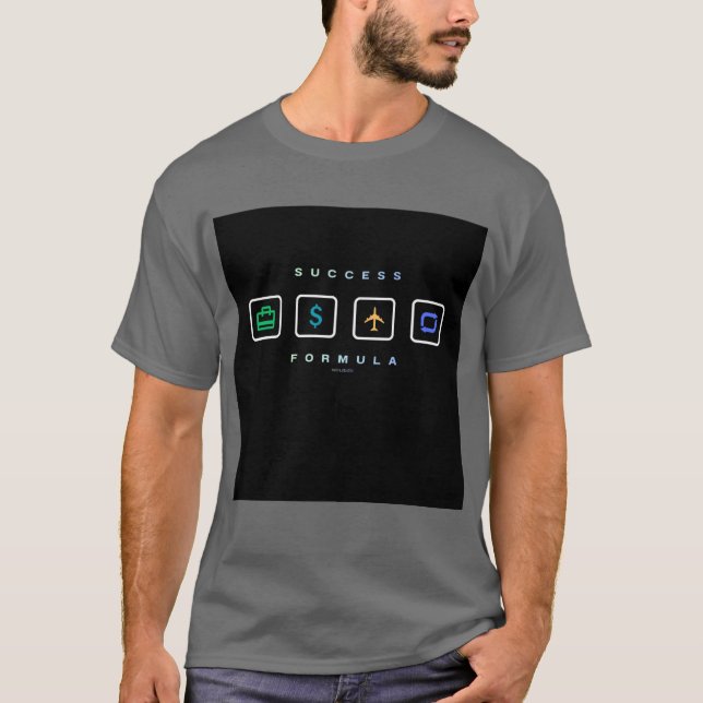 T-Shirt Motivation Formule de Succès (Devant)