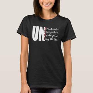 T-shirt Motivation Incassable pour les Femmes