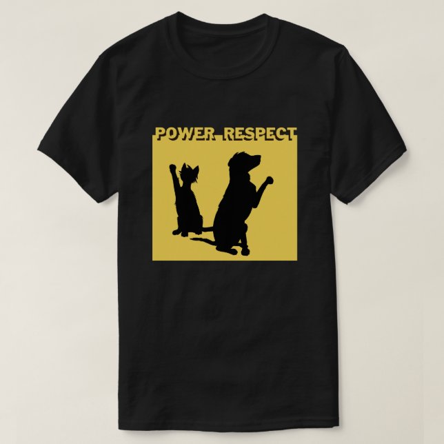 T-shirt Motivation Pro Choice Chat et chien animal de comp (Design devant)
