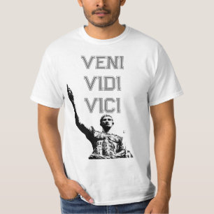 T-shirt Motivation Veni Vidi Vici César Citation Mens