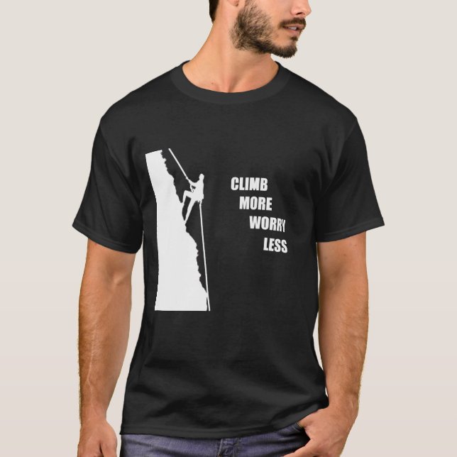 T-shirt Motivational escalade escalade en disant (Devant)
