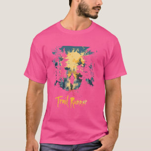 T-shirt Motivational Trail Runner Nature Scène
