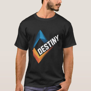 T-Shirt Motivationnel Destinée Géométrique Moder