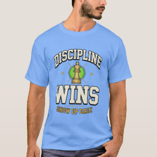 T-Shirt Motivationnel Discipline Gagne Var Premi
