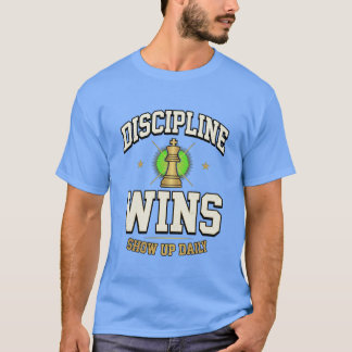 T-Shirt Motivationnel Discipline Gagne | Var Premi