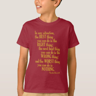 T-shirt Motivationnel "Faire quelque chose" Citer chemises