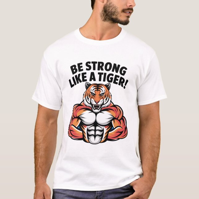 T-shirt Motivationnel Wild Animal Design (Devant)