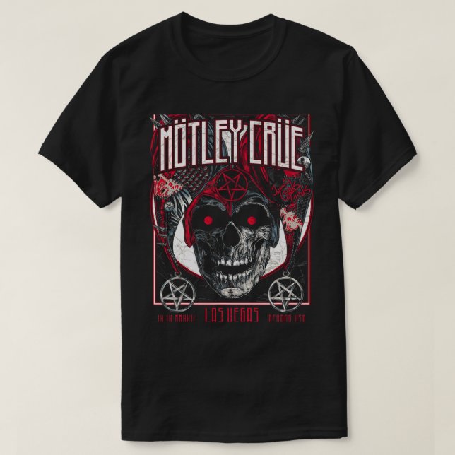 T-shirt Mötley Crüe 2The Stadium Tour Las Vegas (Design devant)