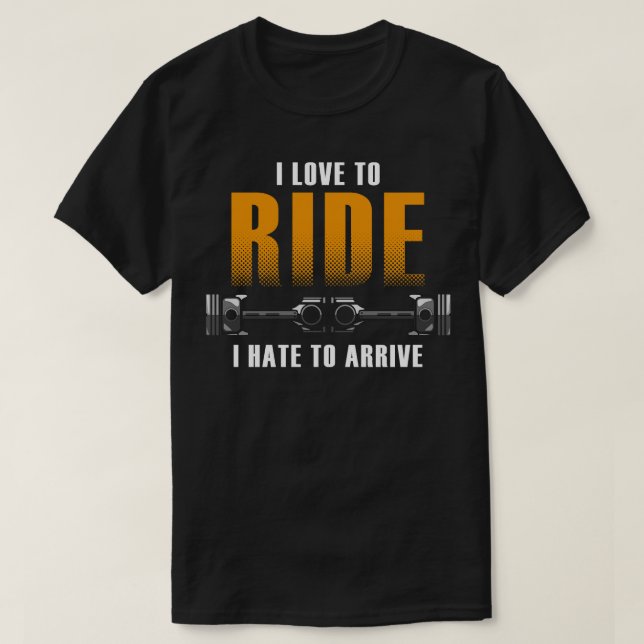 T-shirt Moto avec amie (Design devant)