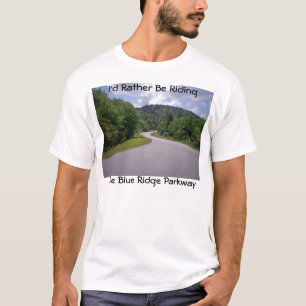 T-shirt Moto bleue de route express de Ridge