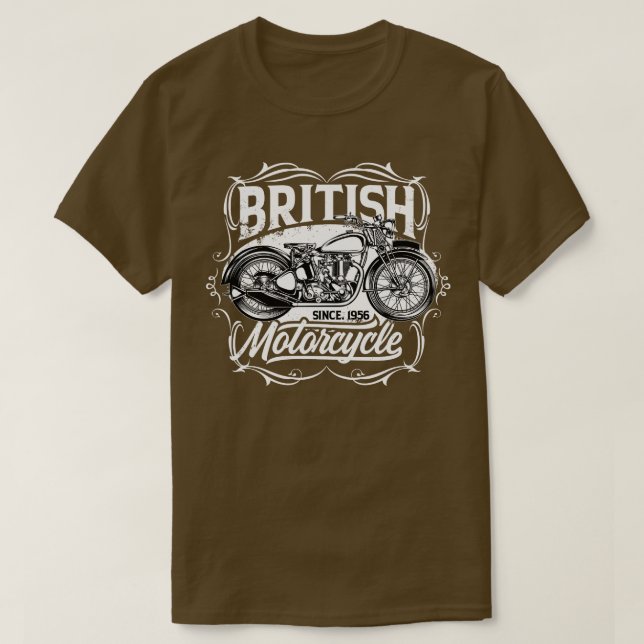 T-shirt Moto britannique (Design devant)