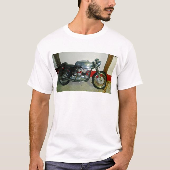 T-shirt Moto britannique Triton. (Devant)