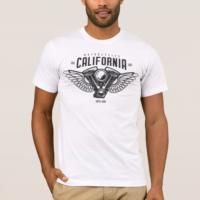 T-shirt Moto Californie (Devant)