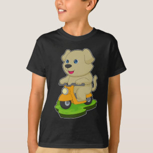 T-shirt Moto-chien