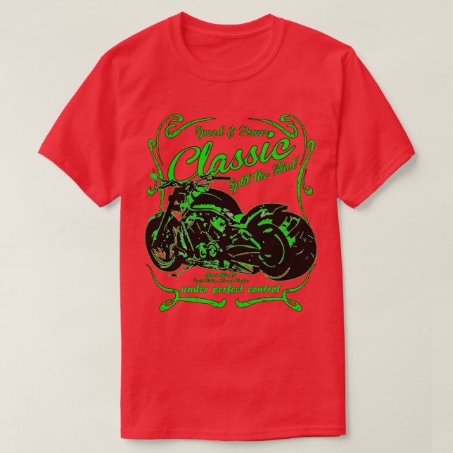 T-shirt Moto classique 1 (Design devant)
