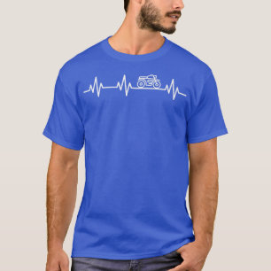 T-shirt Moto classique moto Heartbeat Cruiser Love Li
