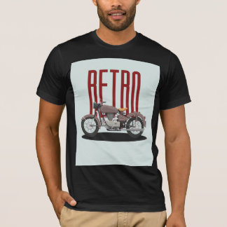 T-shirt Moto classique rétro.