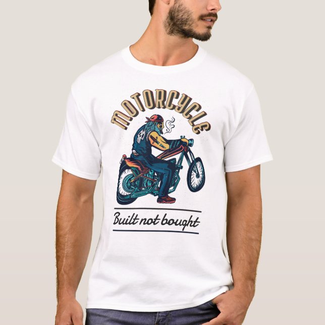 T-shirt Moto Construit non acheté (Devant)