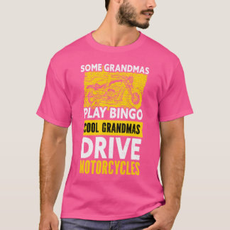 T-shirt Moto cool Grandmas Drive Moto