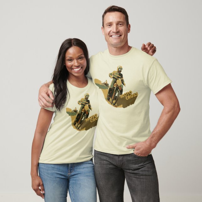 T-shirt Moto Cross (Unisexe)