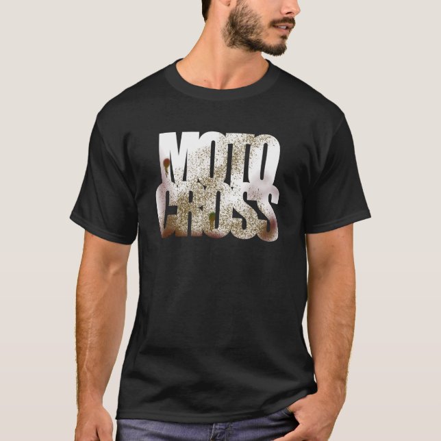 T-shirt Moto Cross Dirt Look (Devant)