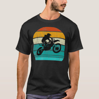 T-shirt Moto-cross Moto-cross Vintage Retro Boys