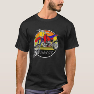 T-shirt Moto Cross Moto Vintage Rétro Dirt Bike CR 50