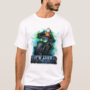 T-Shirt Moto Cyber Canard 3D Cavalier Canard