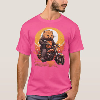 T-shirt Moto cycliste Wombat