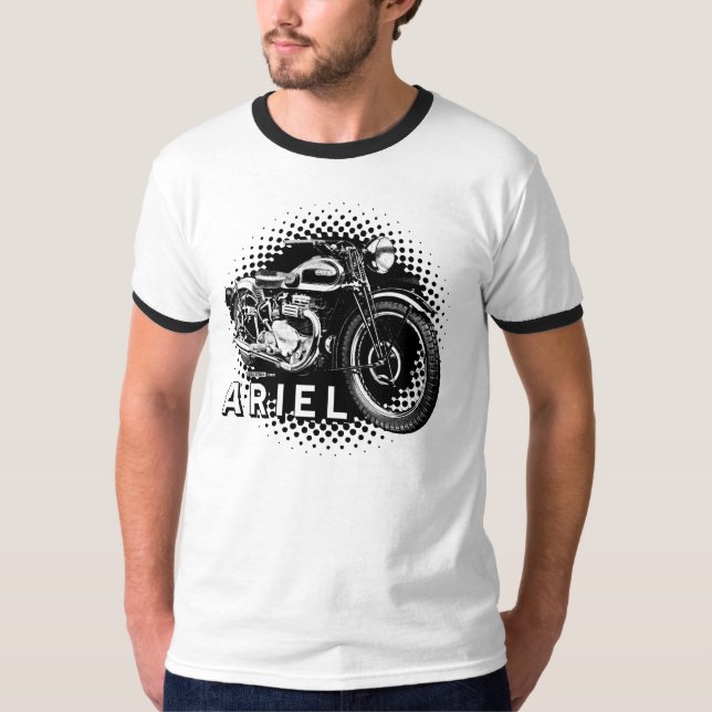 T-shirt Moto de classique d'Ariel (Devant)