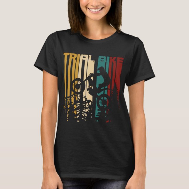 T-shirt Moto d'essai rétroactif (Devant)