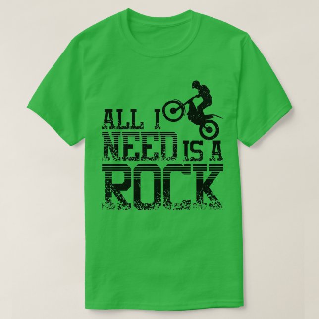 T-shirt Moto d'essai Rock  (Design devant)