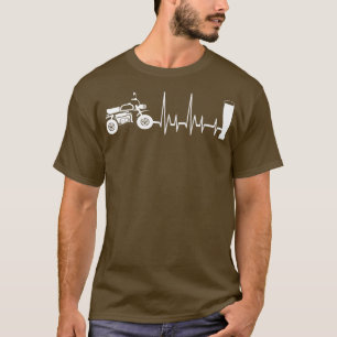 T-shirt Moto et bière - moto chopper biker Pré