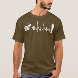 T-shirt Moto et bières moto moto moto chopper moker