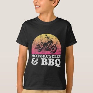 T-shirt Moto Et Byrbecue Motos Et Barbecue