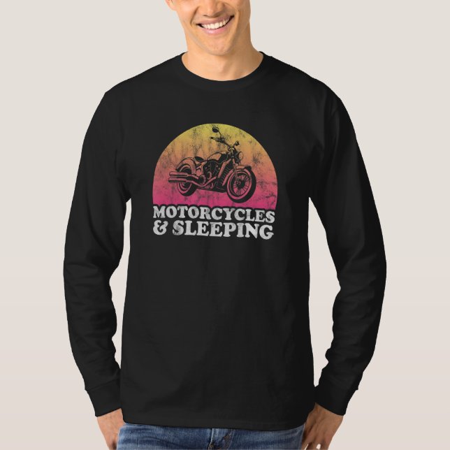 T-shirt Moto et Moto couchage (Devant)