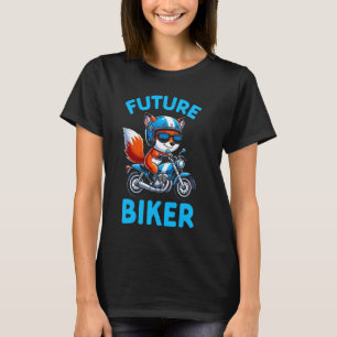 T-shirt Moto Fox pour garçons en vélo pour enfants