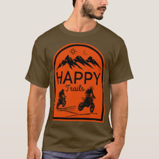 T-shirt Moto Happy Trails