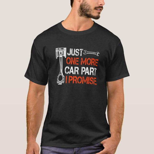 T-shirt Moto Juste Une Voiture De Plus Je Promets Gear Hea (Devant)