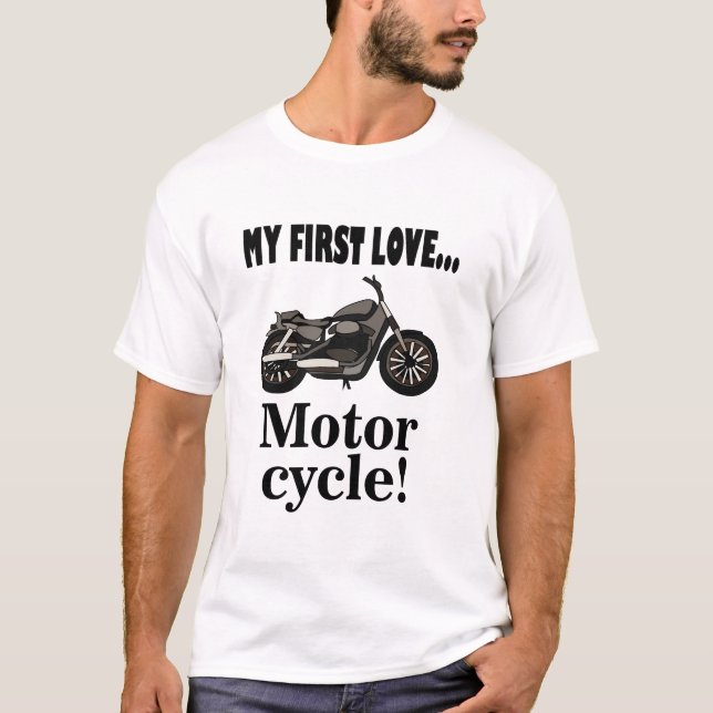 T-shirt Moto Lover Vélos Rider Motorcycle (Devant)