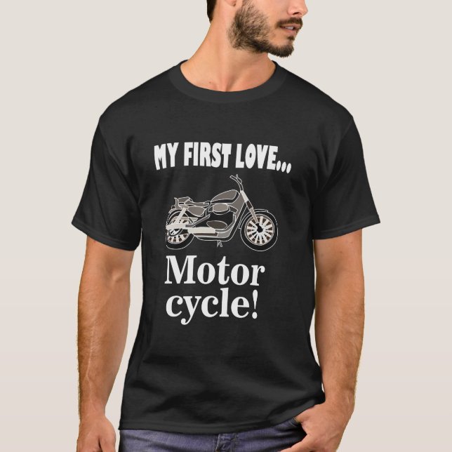 T-shirt Moto Lover Vélos Rider Motorcycle (Devant)