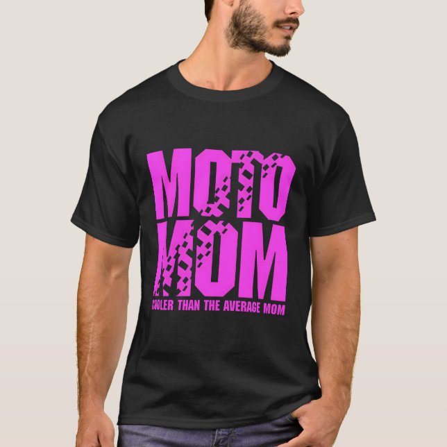 T-shirt Moto Maman Plus Que La Maman Moyenne (Devant)