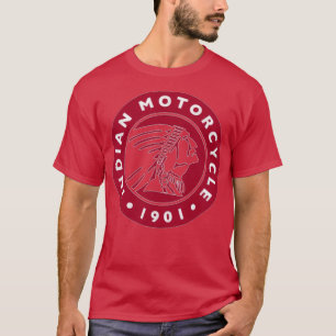 T-shirt Moto Manly Maroon