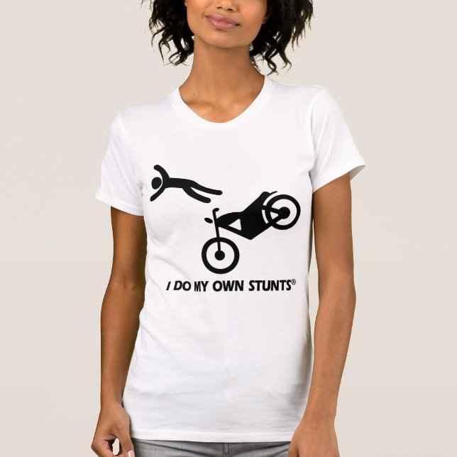 T-shirt Moto mes propres cascades (Devant)