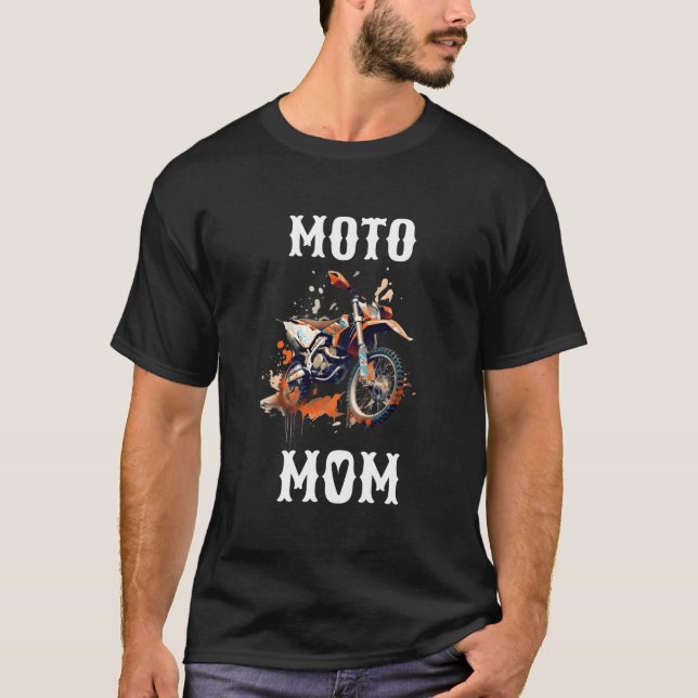 T-shirt Moto Mom (Devant)