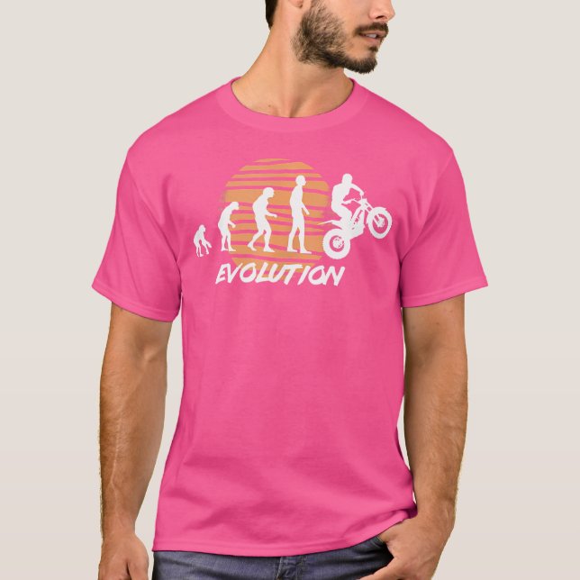 T-shirt Moto - Moto - Evolution - Cadeau (Devant)